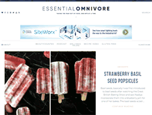 Tablet Screenshot of essentialomnivore.com